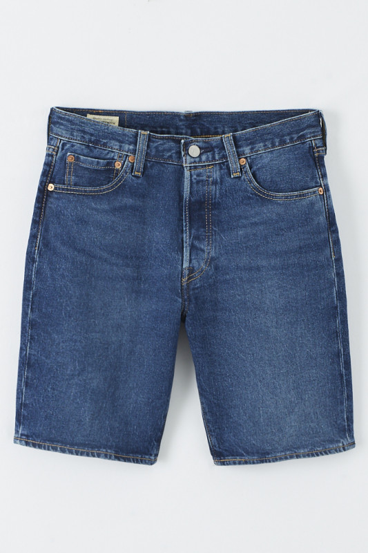 Short en jean 501 Original dark indigo Levi s homme Destock Jeans